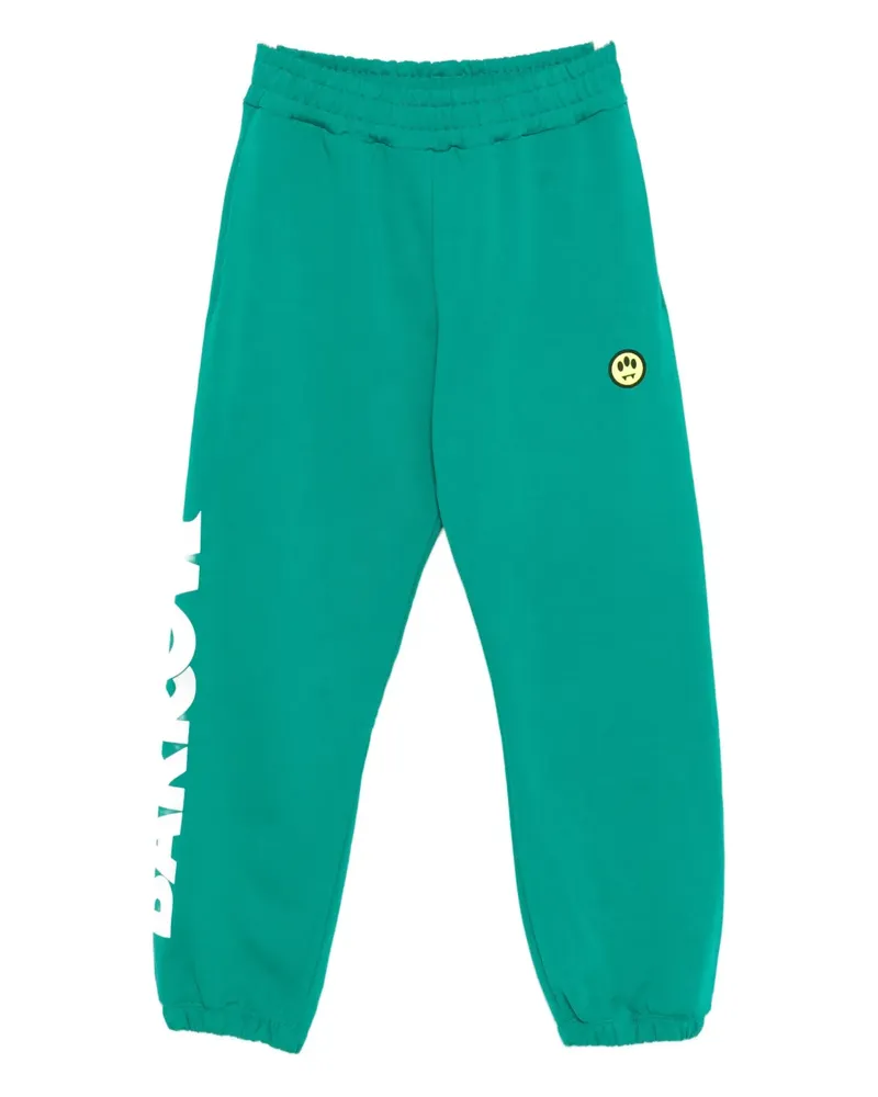 BARROW Jogginghose mit Logo-Print - Grün Grün