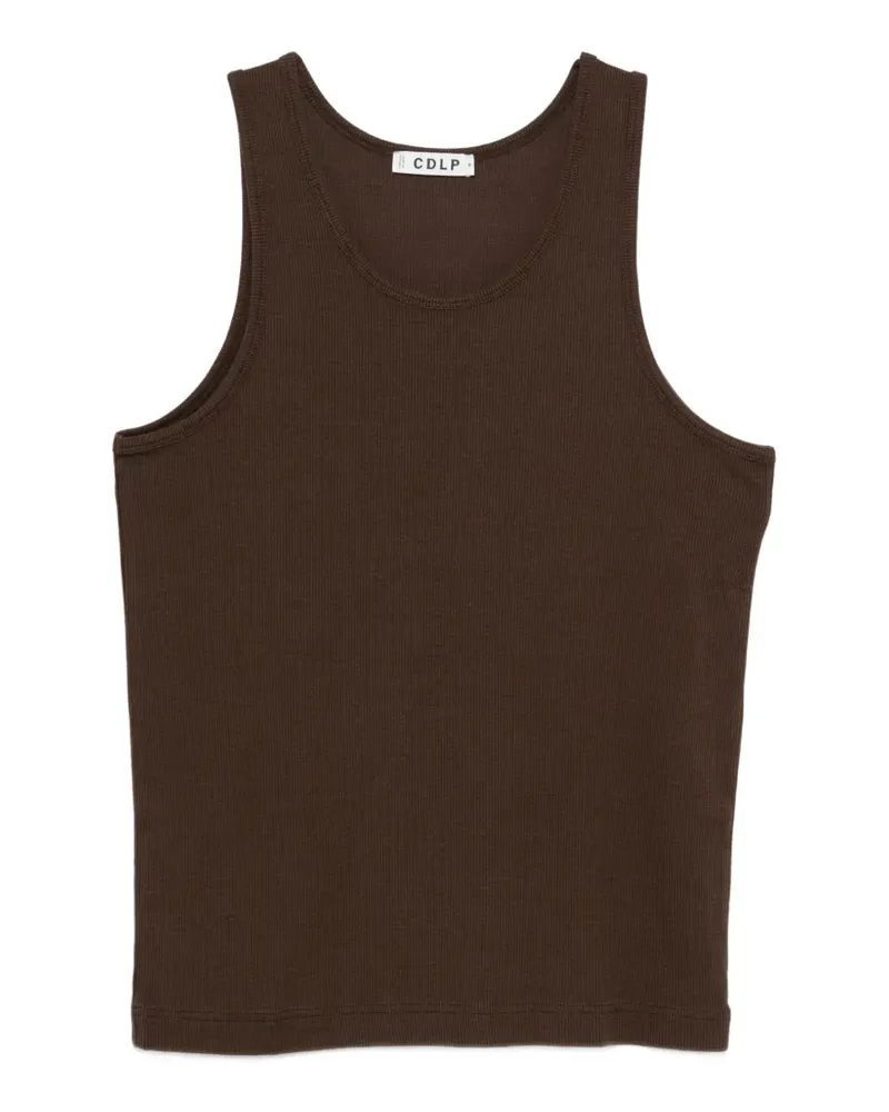 CDLP ribbed-knit tank top - Braun Braun