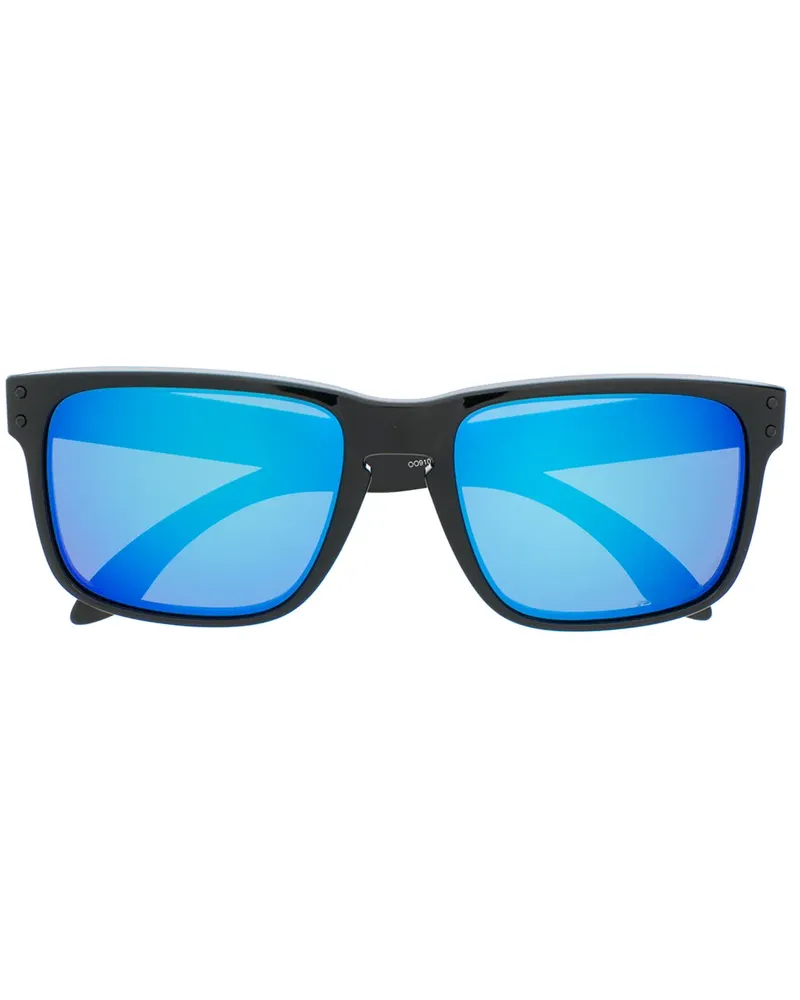 Oakley Eckige Sonnenbrille - Schwarz Schwarz
