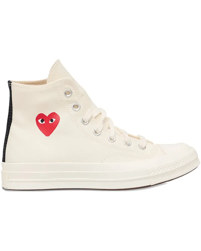 Comme des Garçons x Converse Sneakers mit Herzlogo - Weiß Weiß