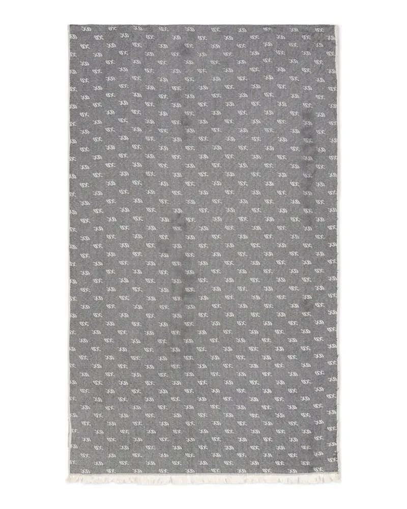 Armani Exchange Jacquard-Schal mit Logo - Grau Grau