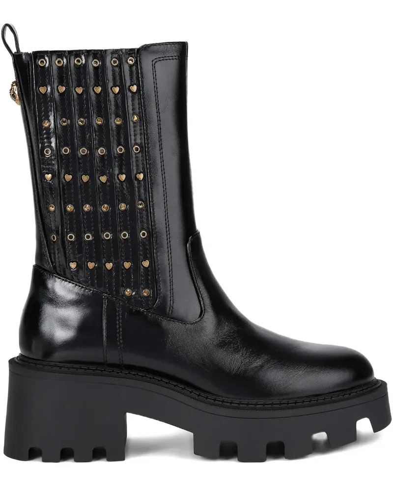 Kurt Geiger heart stud Chelsea ankle boots - Schwarz Schwarz