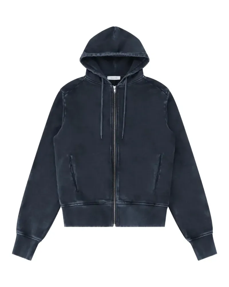 Entire Studios faded-wash zip-up hoodie - Blau Blau