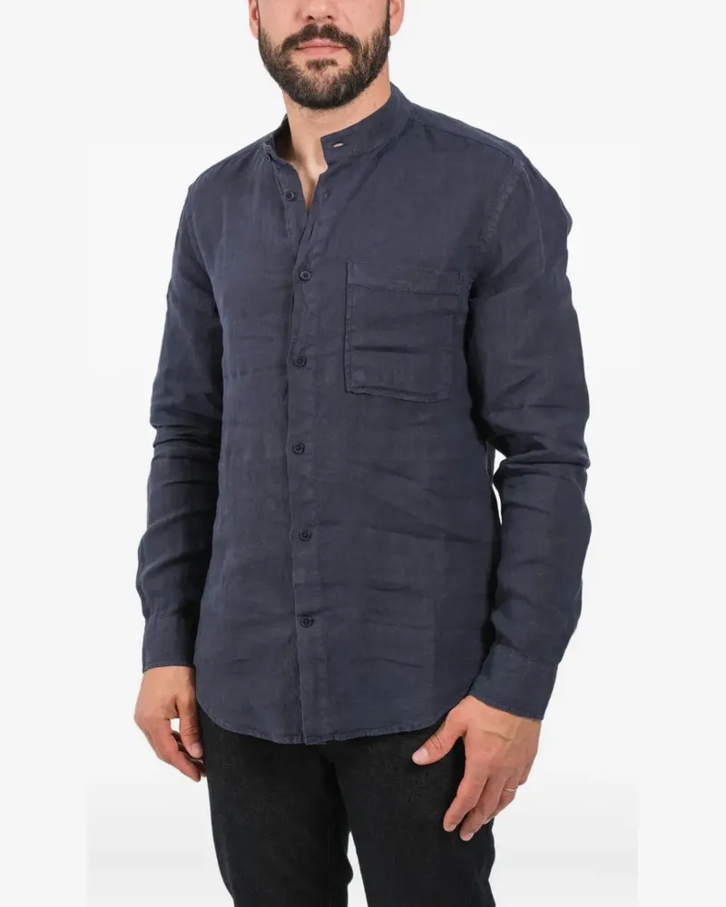 NN 07 Eddie Hemd mit Tasche - Blau Blau