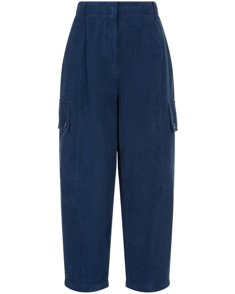 STUDIO TOMBOY Cargohose aus Cord - Blau Blau