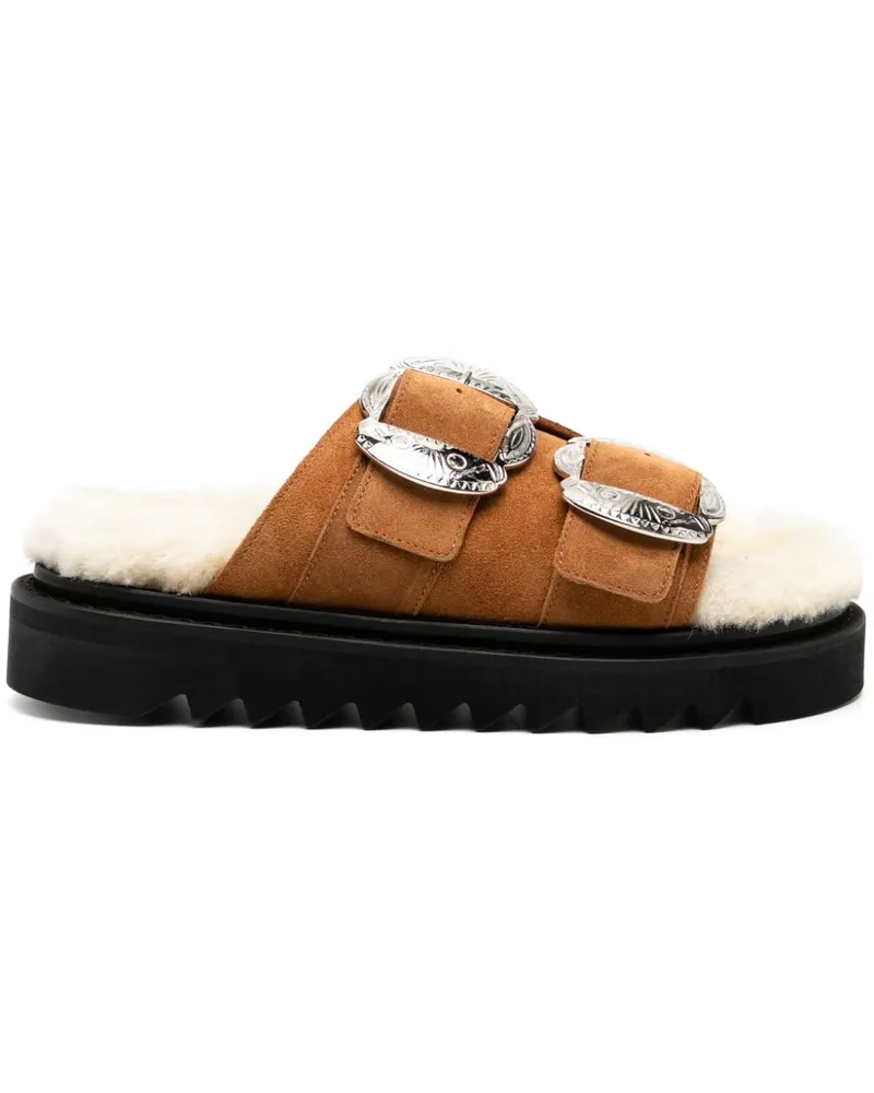 Toga Sandalen mit Schnallen - Braun Braun