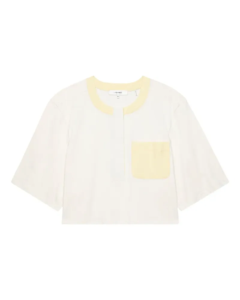 Frame Denim Bodega chest-pocket T-shirt - Nude Nude