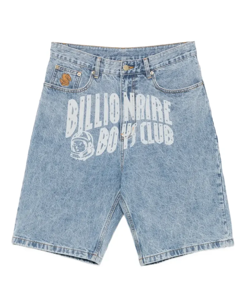 Billionaire Boys Club logo-print denim shorts - Blau Blau