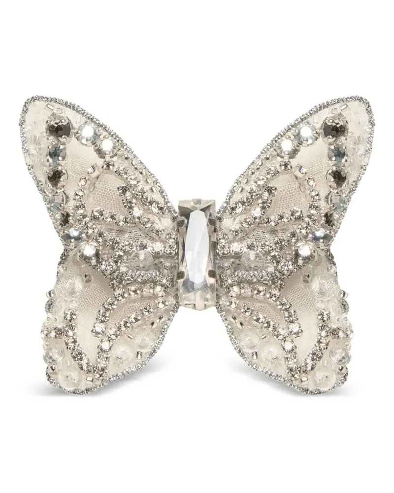 Jennifer Behr Abbie Haarspange mit Kristallen - Weiß Weiß