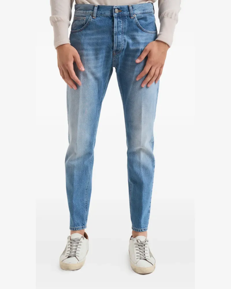Dondup Jeans mit Logo-Print - Blau Blau