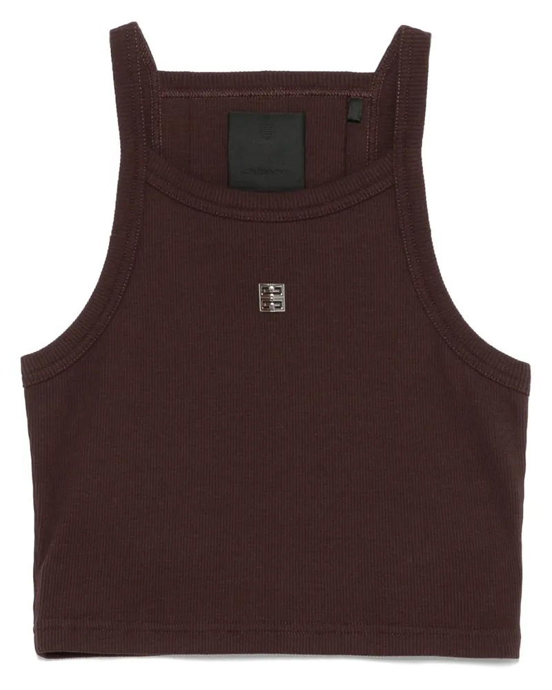 Givenchy Cropped-Tanktop - Braun Braun