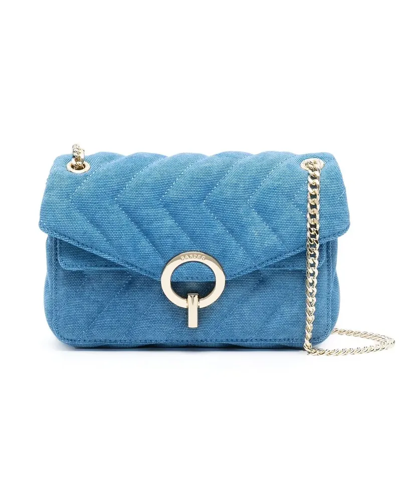 Sandro Gesteppte Yza Schultertasche - Blau Blau