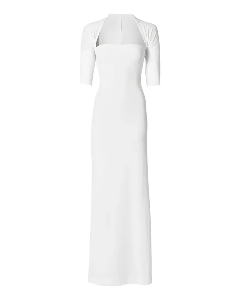 Jacquemus The Bolero short-sleeve dress - Weiß Weiß