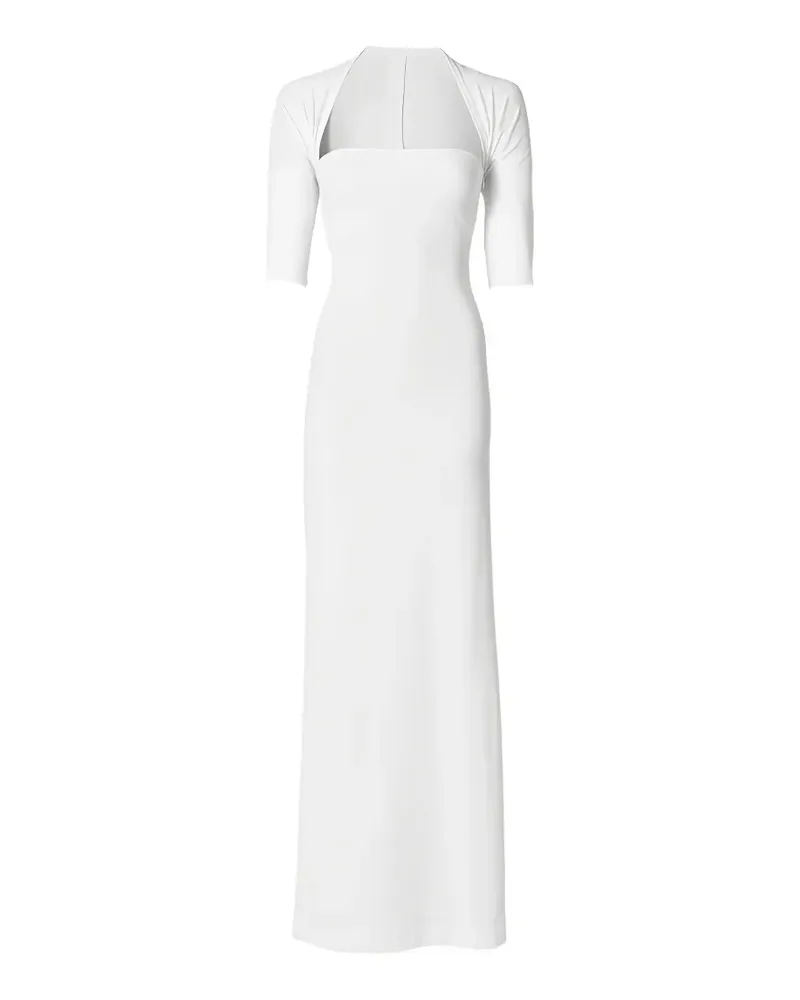 Jacquemus The Bolero short-sleeve dress - Weiß Weiß