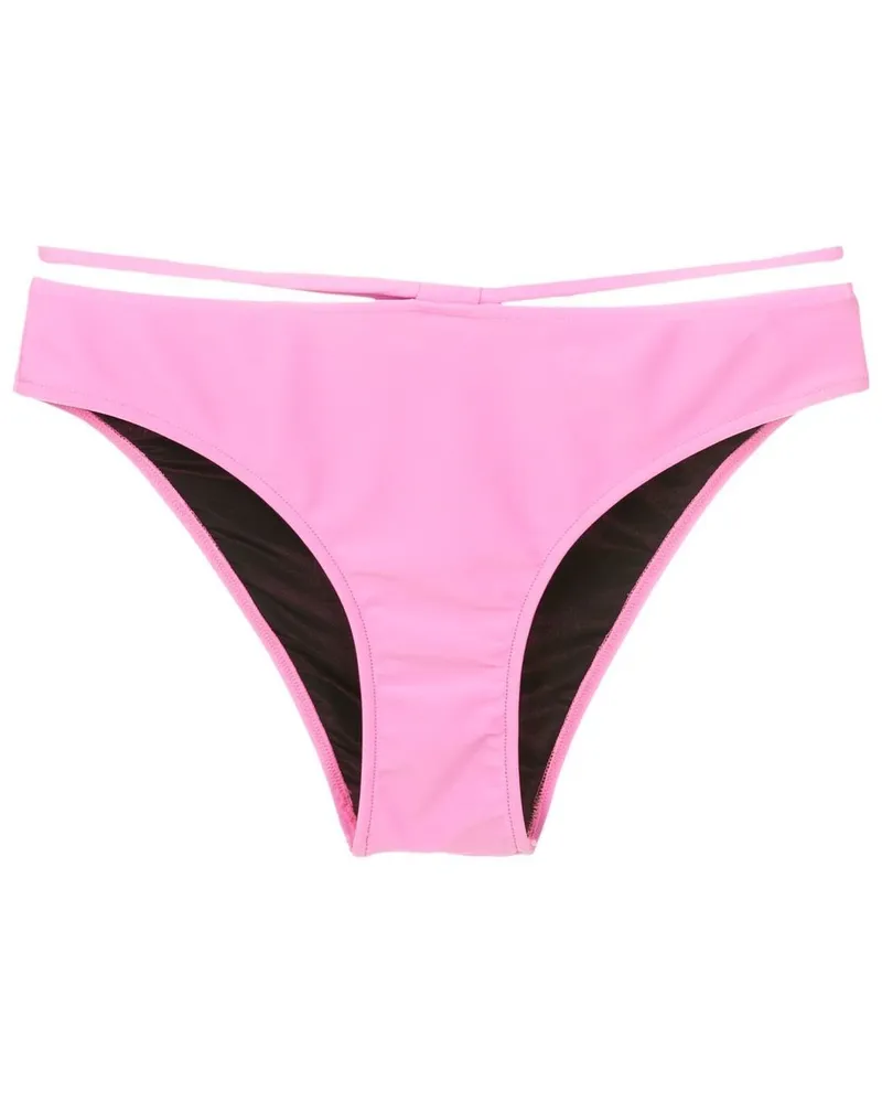 Gloria Coelho Bikinihöschen mit Schnürung - Rosa Rosa