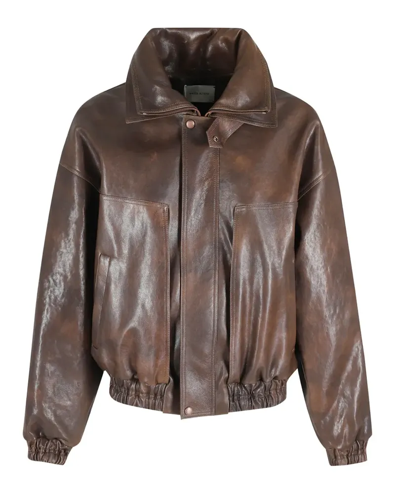 Magda Butrym button-fastening jacket - Braun Braun