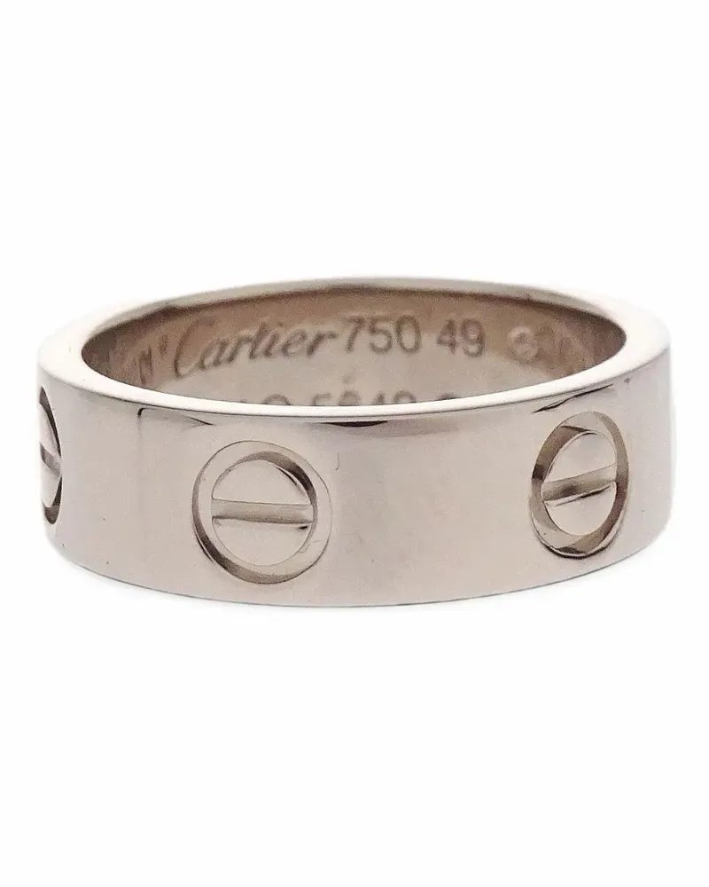 Cartier Love engraved ring - Silber Silber