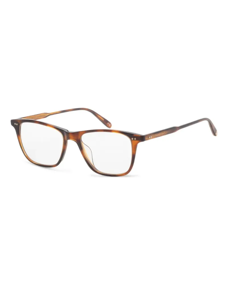 Garrett Leight Hayes Brille mit eckigem Gestell - Braun Braun