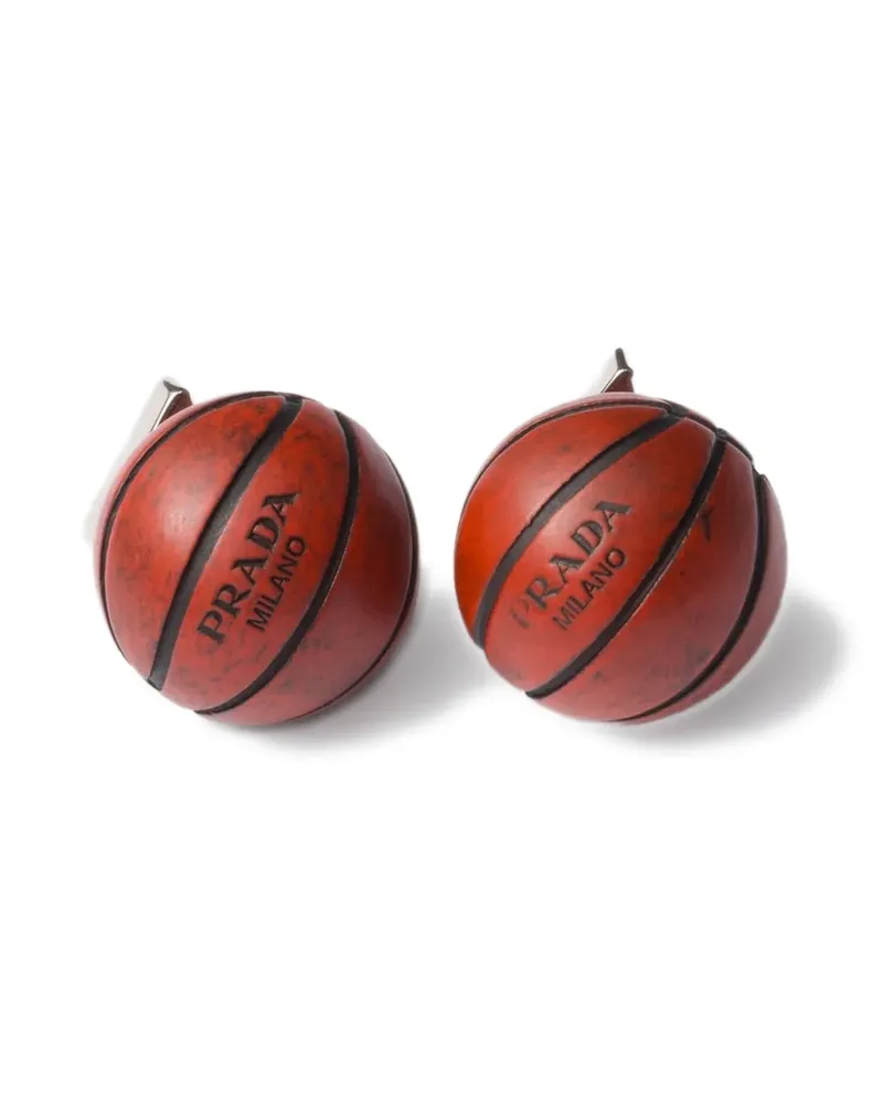 Prada Basketball Ohrringe - Braun Braun