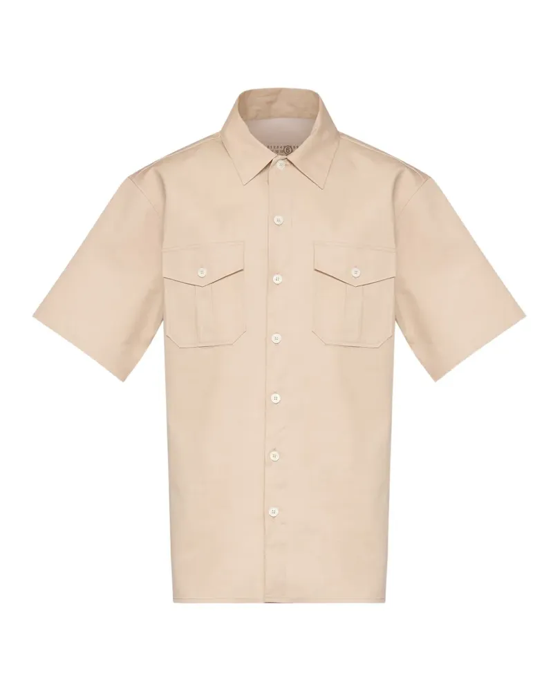 Maison Margiela Kurzärmeliges Hemd - Nude Nude