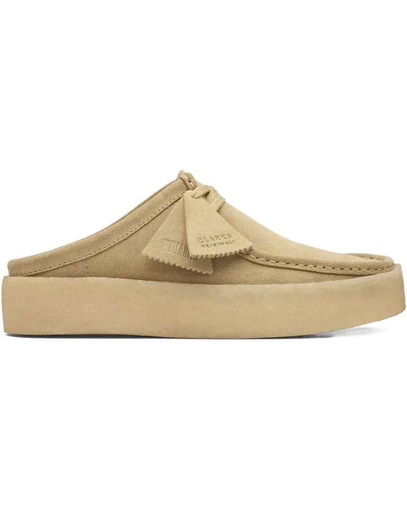 Clarks Wallabee Cup Low "Maple Side" Pantoletten - Nude Nude