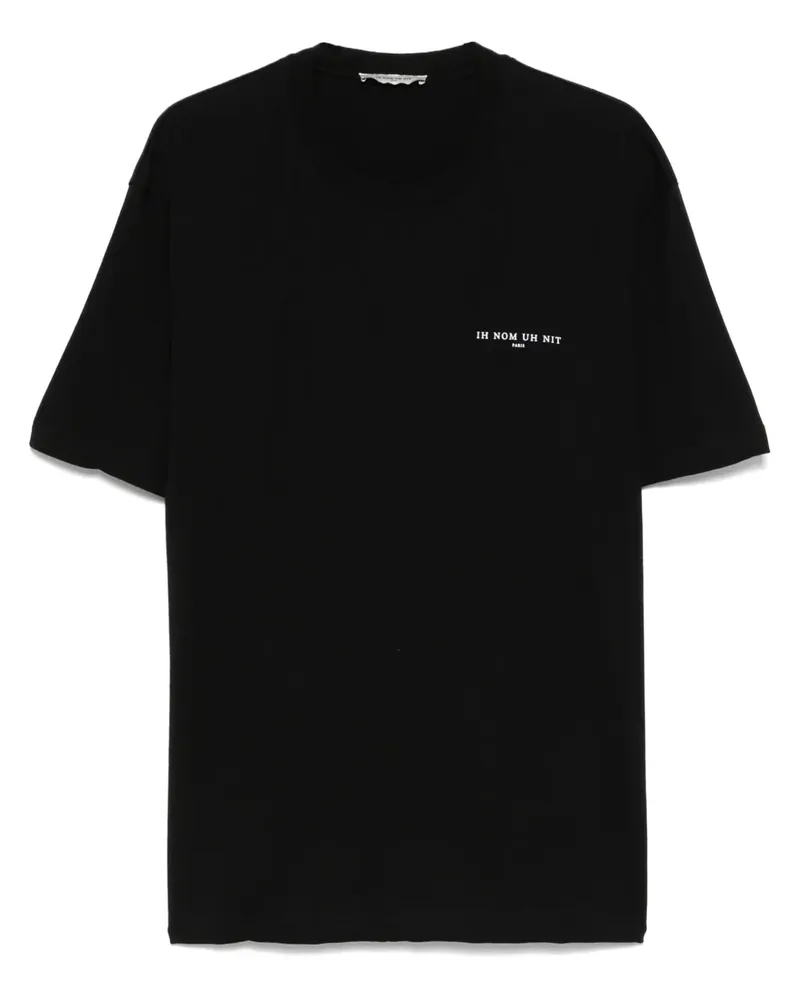 IH NOM UH NIT Pearl Roses T-Shirt - Schwarz Schwarz