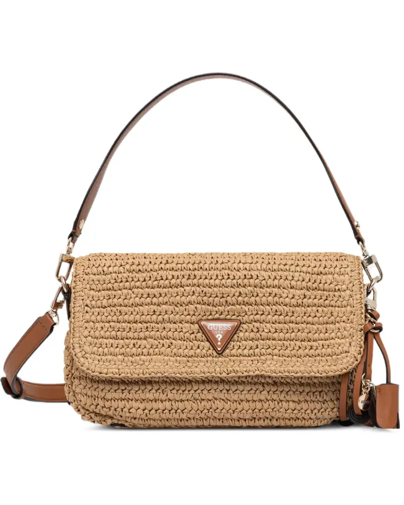 Guess Ofelia floral-charm shoulder bag - Nude Nude