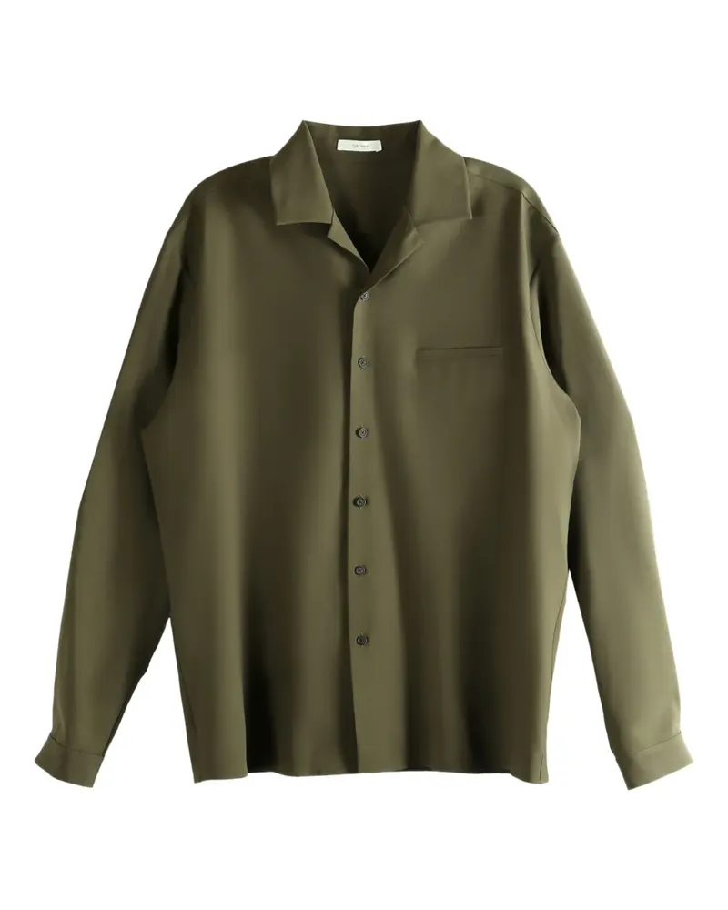 The Row Kanta wool shirt - Grün Grün