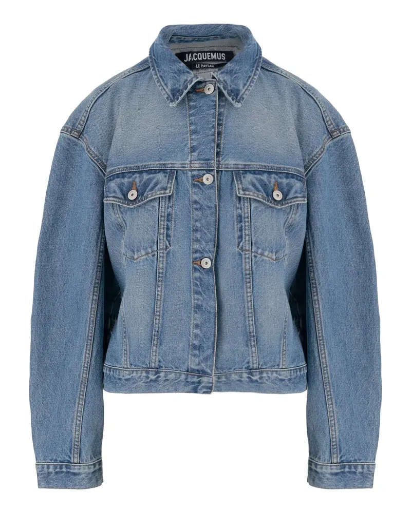 Jacquemus Jeansjacke mit Gürtel - Blau Blau