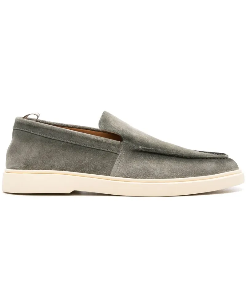 Officine Creative Italia Bones 002 Loafer aus Wildleder - Grün Grün