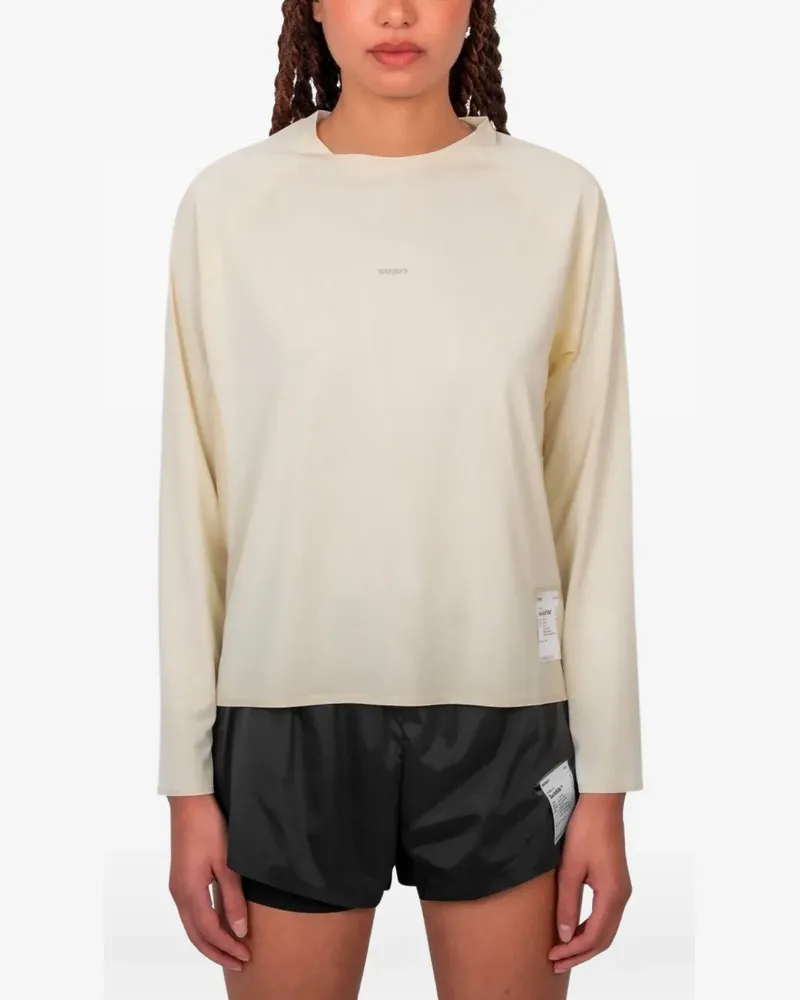 Satisfy Klassisches Langarmshirt - Nude Nude