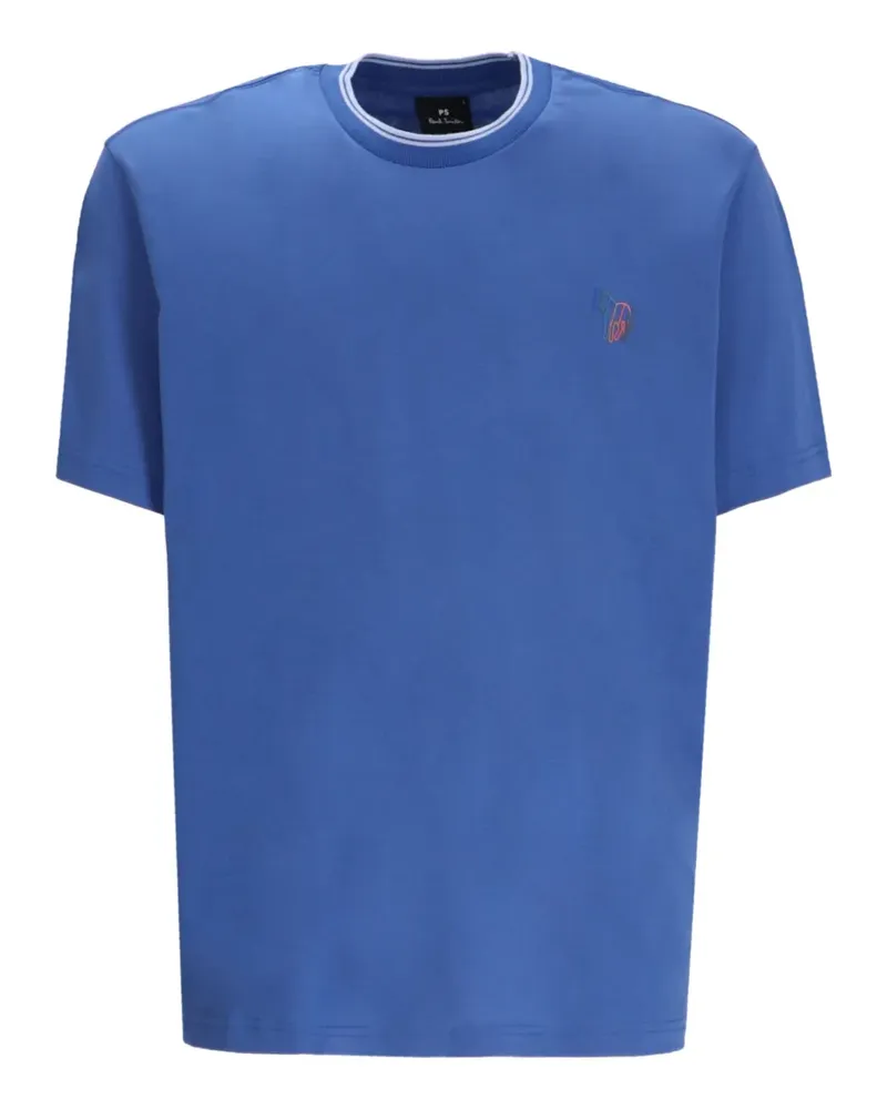 Paul Smith T-Shirt mit Stickerei - Blau Blau