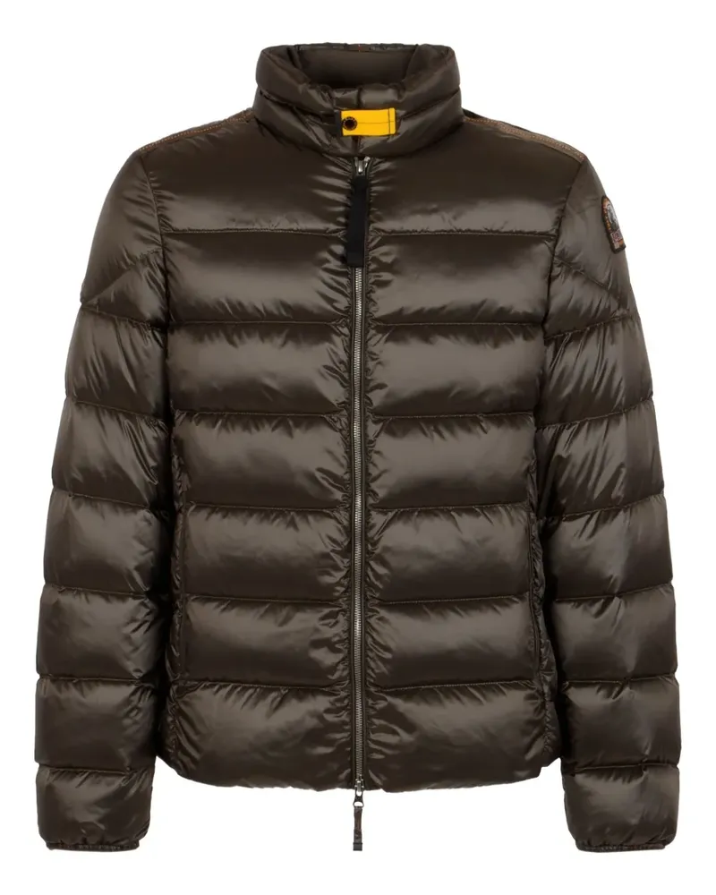 Parajumpers Gesteppte Jacke mit Logo-Patch - Braun Braun