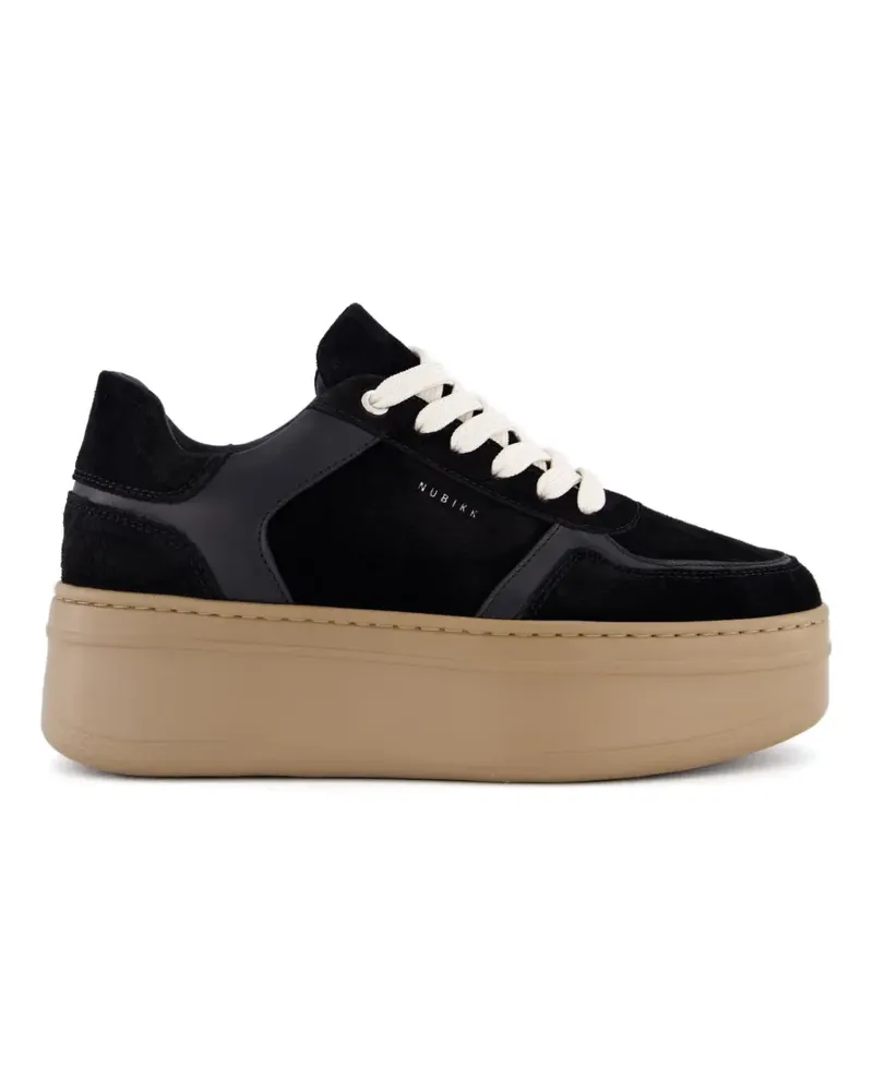 Nubikk Bayou Plateau-Sneakers - Schwarz Schwarz