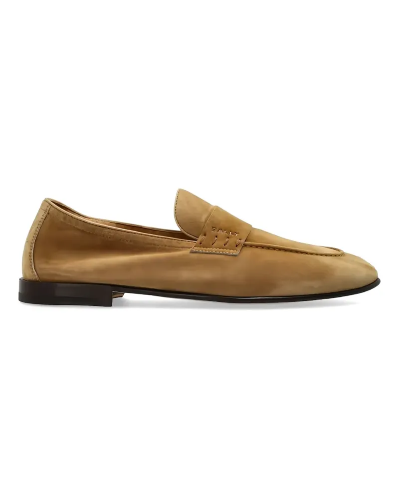 Bally Elios suede loafers - Nude Nude