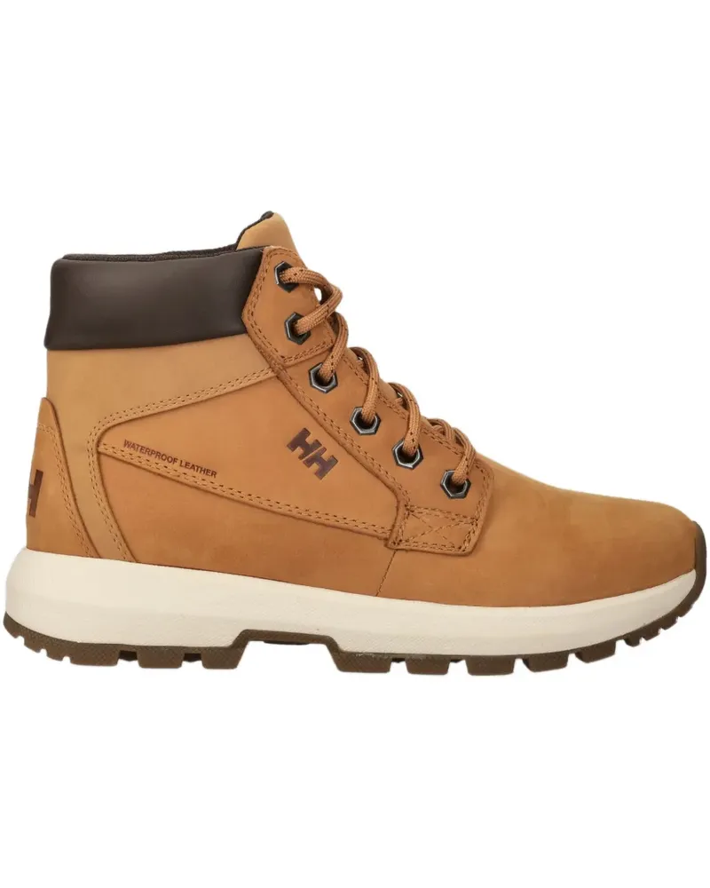 Helly Hansen Bowstring lace-up logo hiking boots - Braun Braun