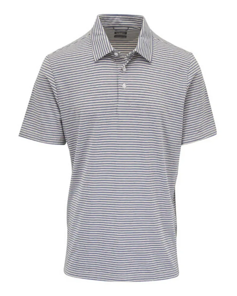 Faherty striped polo shirt - Grau Grau