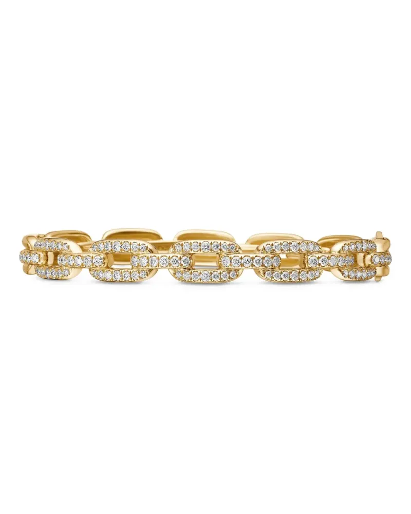 David Yurman 18kt Stax Chain Link Gelbgoldarmband 7mm Gold