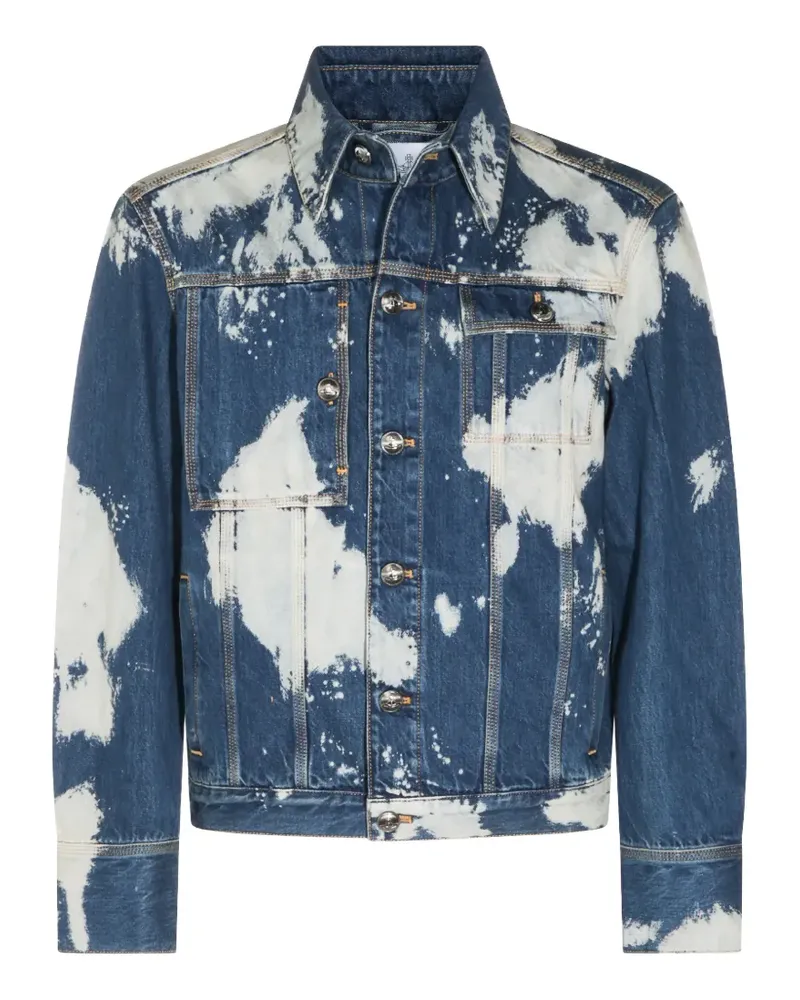 Vivienne Westwood bleach-effect denim jacket - Blau Blau