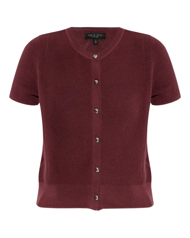 Rag & Bone Geknöpfter Cardigan - Rot Rot