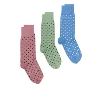 Socken mit Polka Dots (3er-Pack