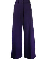 Etro Ausgestellte High-Waist-Hose Violett