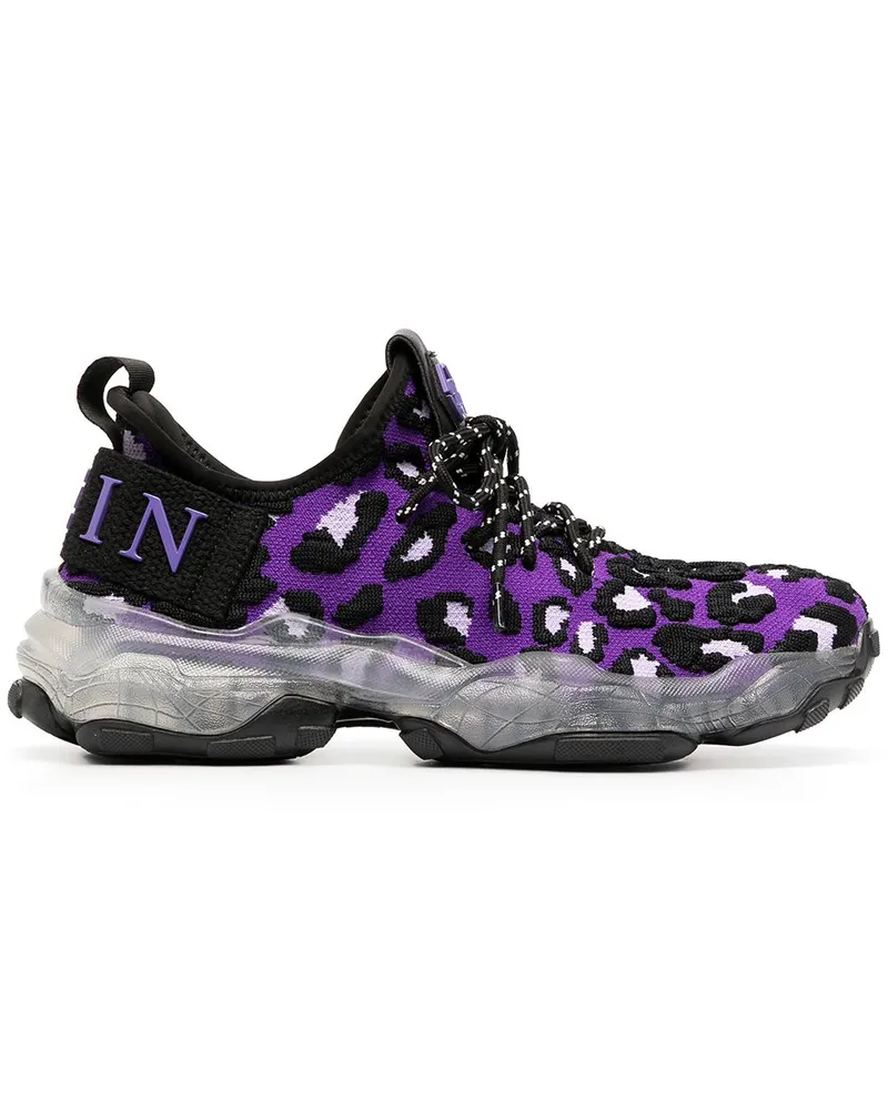 Philipp Plein Runner' Sneakers mit Print - Violett Violett