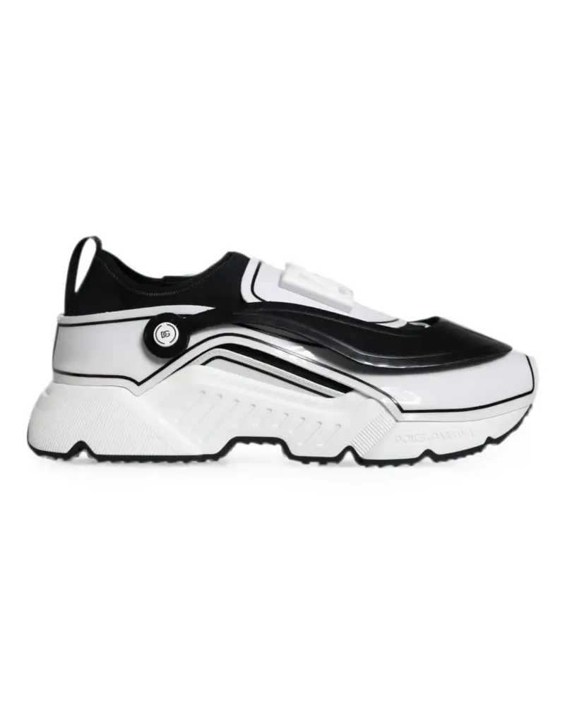 Dolce & Gabbana Portofino Sneakers mit Logo - Weiß Weiß