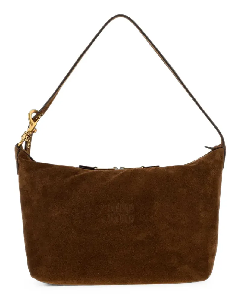 Miu Miu Spirit Tasche aus Wildleder - Braun Braun
