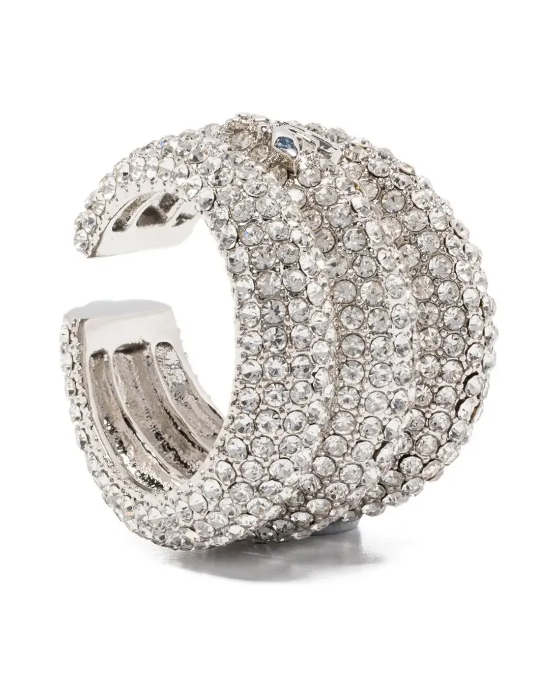 Patrizia Pepe Ohrring mit Kristallen - Silber Silber