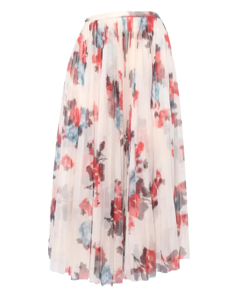 Philosophy Di Lorenzo Serafini Rock mit Blumen-Print - Weiß Weiß