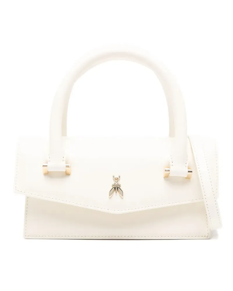 Patrizia Pepe Fly Bamby handles logo tote bag - Weiß Weiß