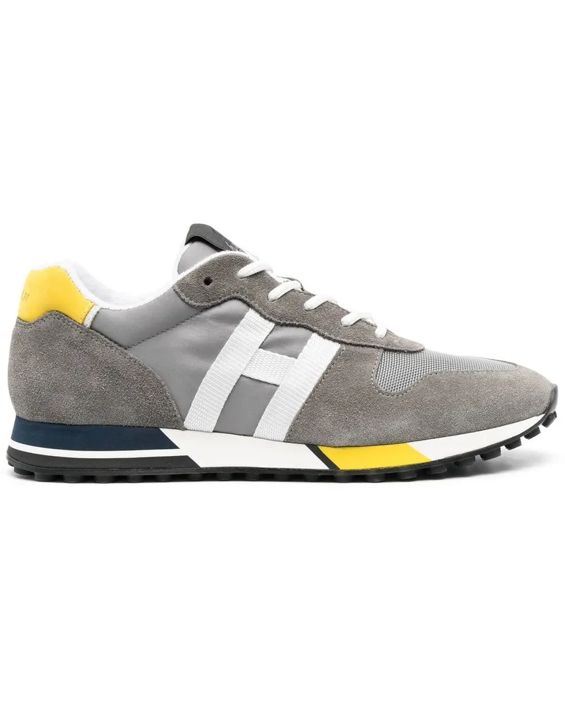 Hogan Sneakers mit Wildledereinsätzen - Grau Grau
