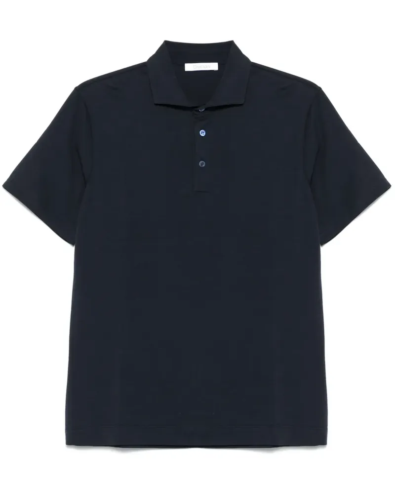 Cruciani Klassisches Poloshirt - Blau Blau